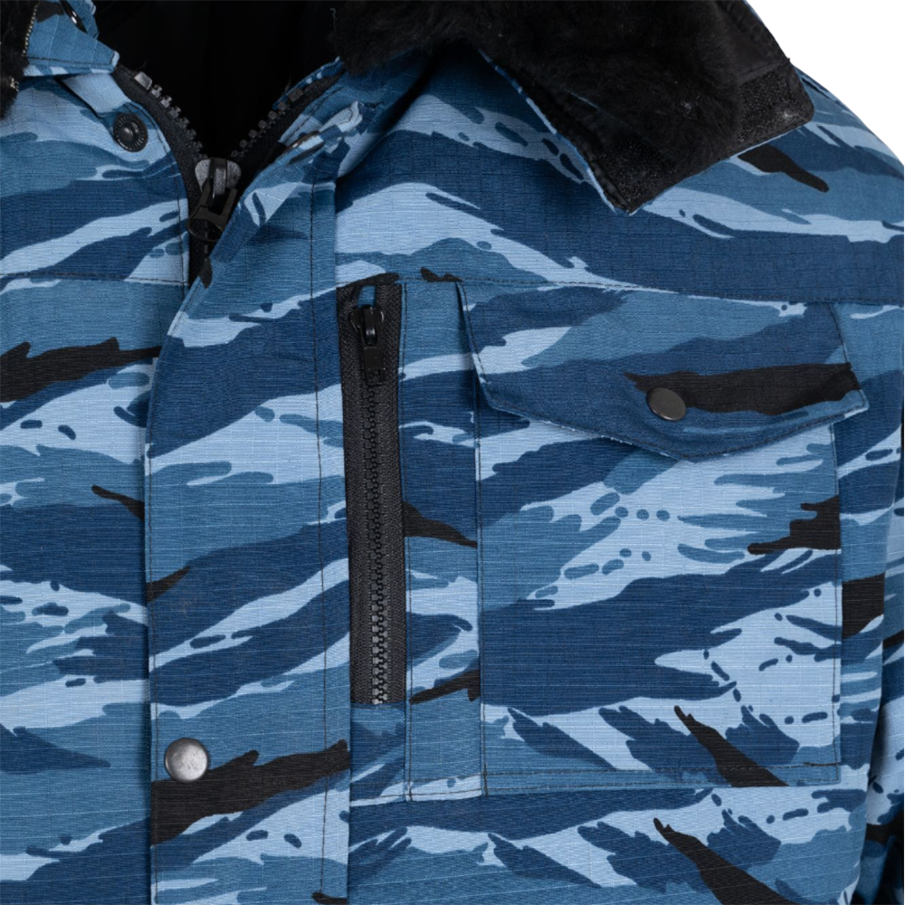 Костюм "Охрана"-зима (ткань смесовая, рип-стоп, синий КМФ). Фото №2