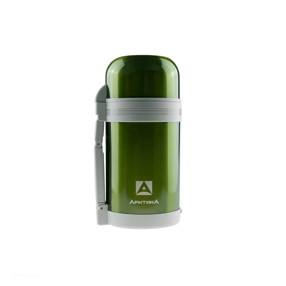 Термос тм "Арктика" вакуумный, бытовой, универсальный 1000мл, (болотный). Фото №2
