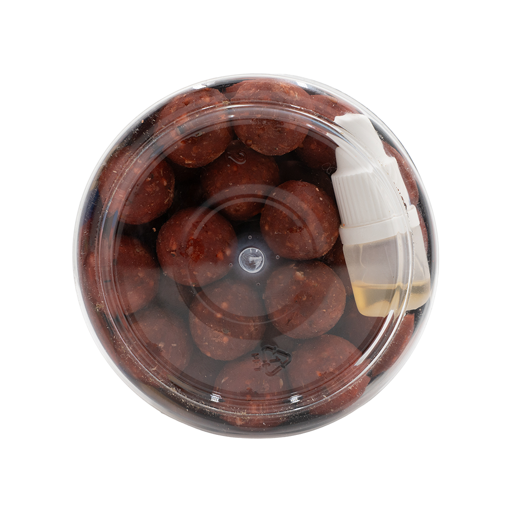 Бойлы вареные GBS baits & Fadeev hard series "FRESH STRAWBERRY" 20мм. Фото №3