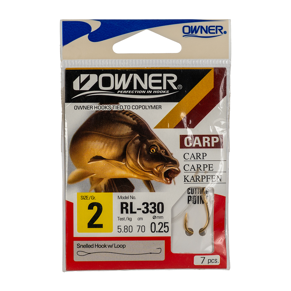 Крючок с поводком Owner RL-330 02-0.25. Фото №1