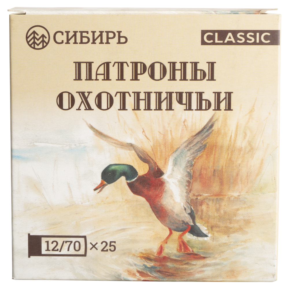 Патрон СИБИРЬ 12/70 охотничий дробовой 32г (бесконтейнерный) №5 (CX-2000) (пачка 25 шт) (в коробке 250шт). Фото №5
