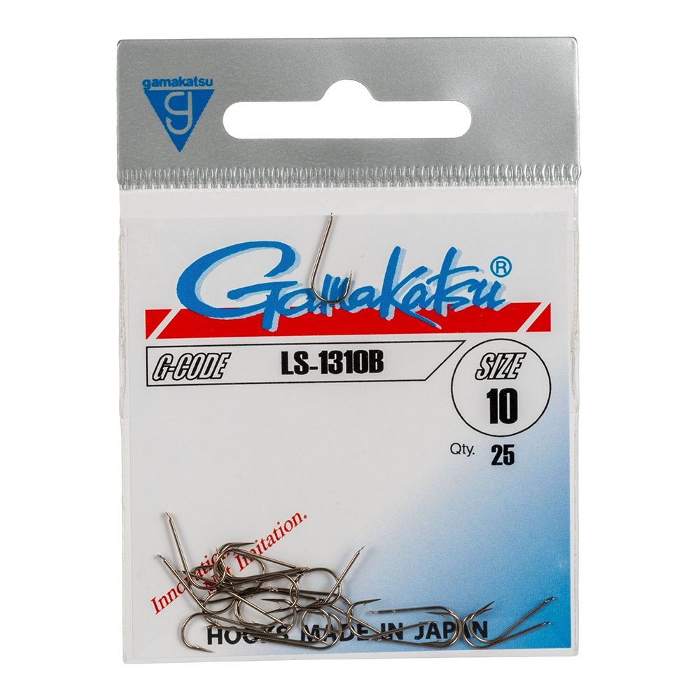 Крючок Gamakatsu Hook LS-1310B Brown №10. Фото №1