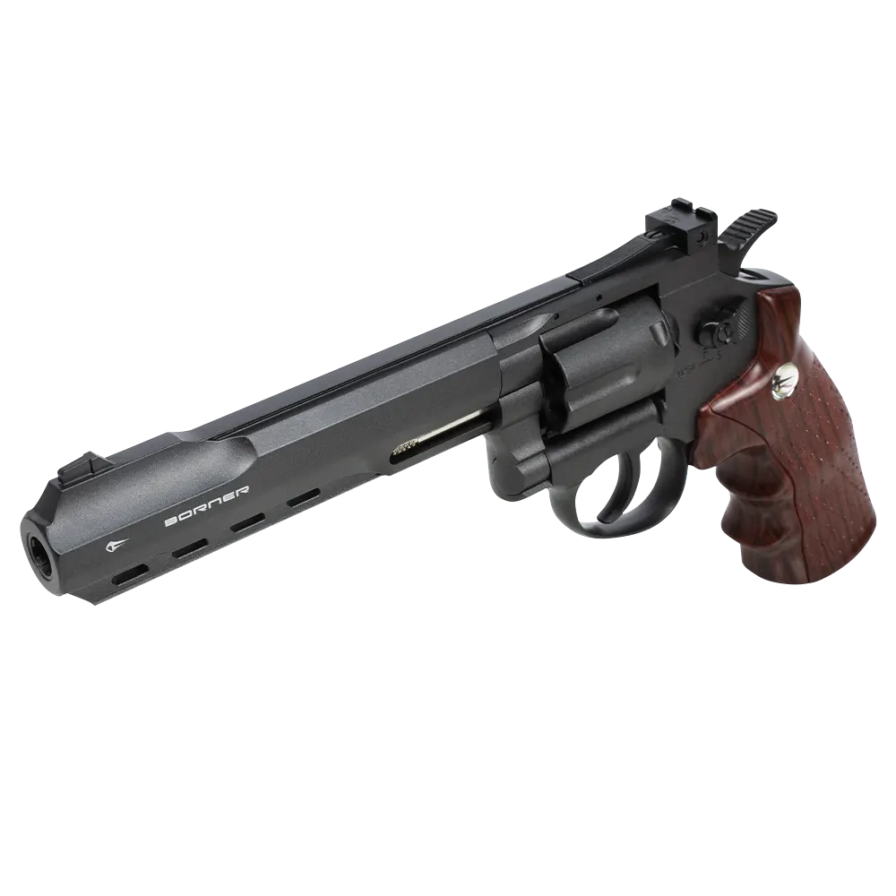 Револьвер пневматический BORNER Super Sport 702, калибр 4,5 мм (с картриджи 6 шт.). Фото №3 Револьвер пневматический BORNER Super Sport 702, калибр 4,5 мм (с картриджи 6 шт.). Фото №3