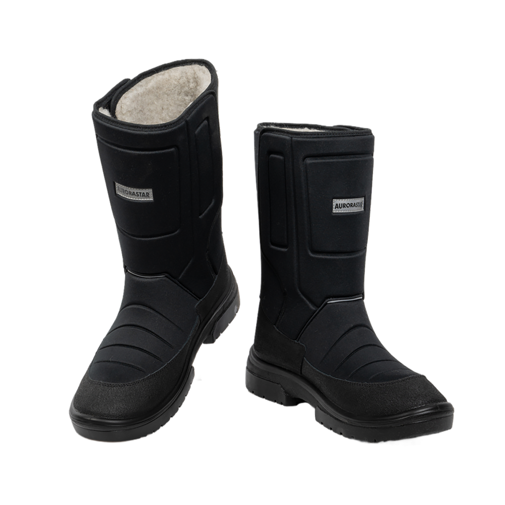 Сапоги ЮПИТЕР Густой черный р. 46. Фото №1