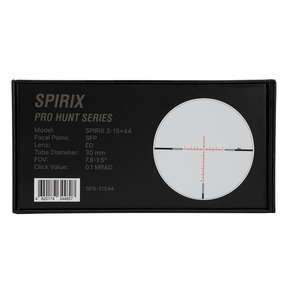 Прицел оптический REMINGTON SPIRIX 3-15x44 ED SFP SF IR 30мм 0.1 MRAD. Фото №20