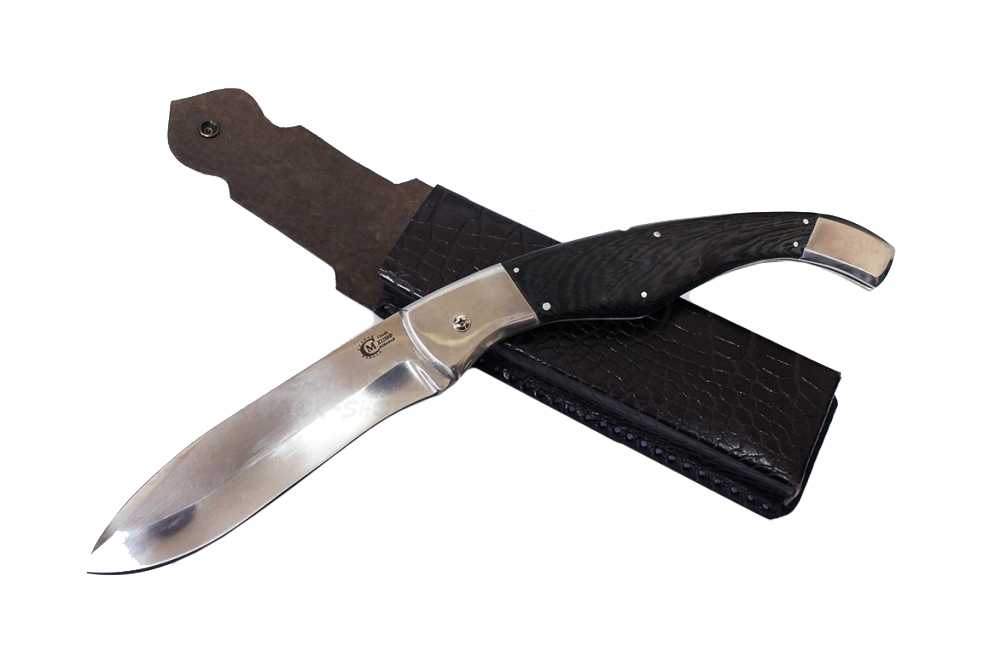 Мачете-4, кованая сталь Х12МФ, венге. Фото №2