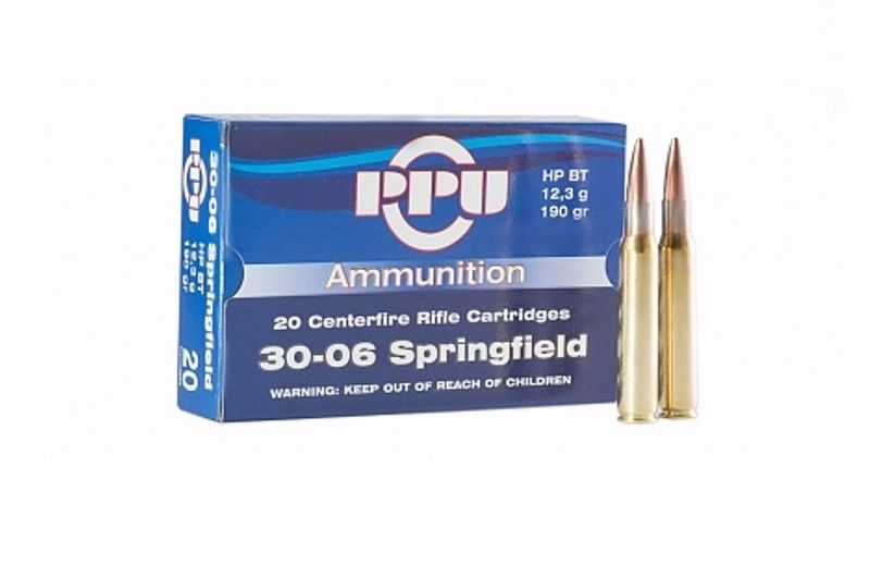 Патрон нарезной PARTIZAN PPU калибр 30-06 SPRG HPBT 12,3 гр. (в пачке 20 шт.). Фото №2 Патрон нарезной PARTIZAN PPU калибр 30-06 SPRG HPBT 12,3 гр. (в пачке 20 шт.). Фото №2