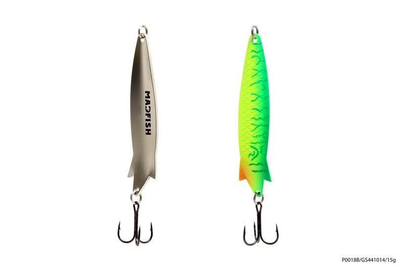 Блесна колеблющаяся MADFISH Toby 15г, цвет GS441014