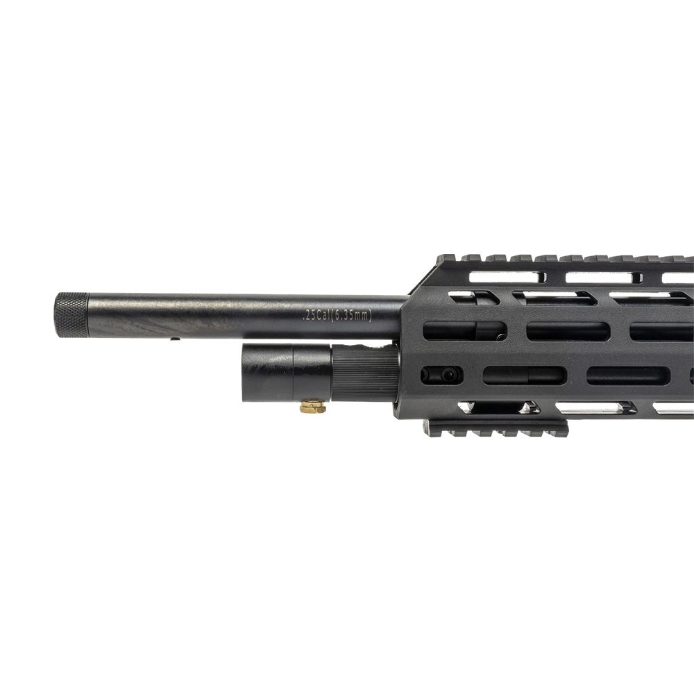 Винтовка пневматическая Borner PCP TacPro cal. 6,35 мм, 3Дж. (пластик черный). Фото №20