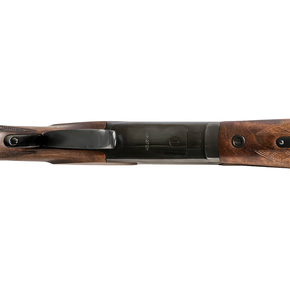 Ружьё МР-27ЕМ-1С 16/70 "Классик" орех, резиновый затыльник, лазерная гравировка, , дульная насадка, L-725. Фото №4