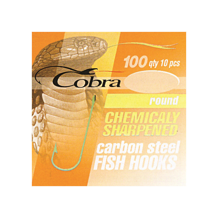 Крючок "Round" N-14 100 (10шт) (Cobra). Фото №1