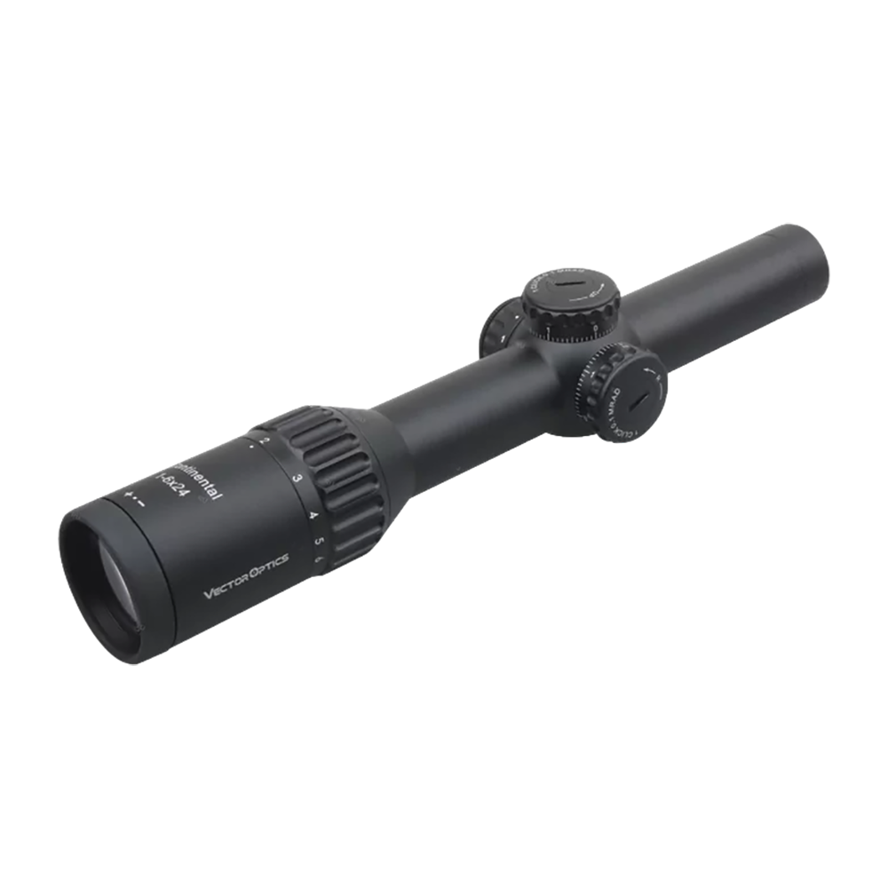 Прицел оптический Continental 1-6x24 Tactical, сетка Tactical Mil Dot, 30 мм, такт., азот.,подсветк. Фото №4 Прицел оптический Continental 1-6x24 Tactical, сетка Tactical Mil Dot, 30 мм, такт., азот.,подсветк. Фото №4