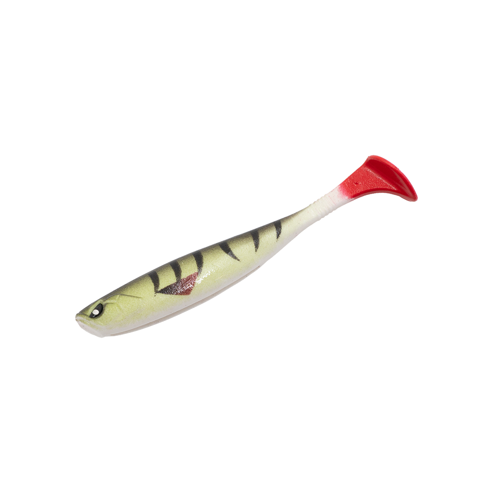 Виброхвост Lucky John 3D Series Basara Soft Swim 2,5" 63мм, (8шт. упак.) цвет PG10. Фото №3