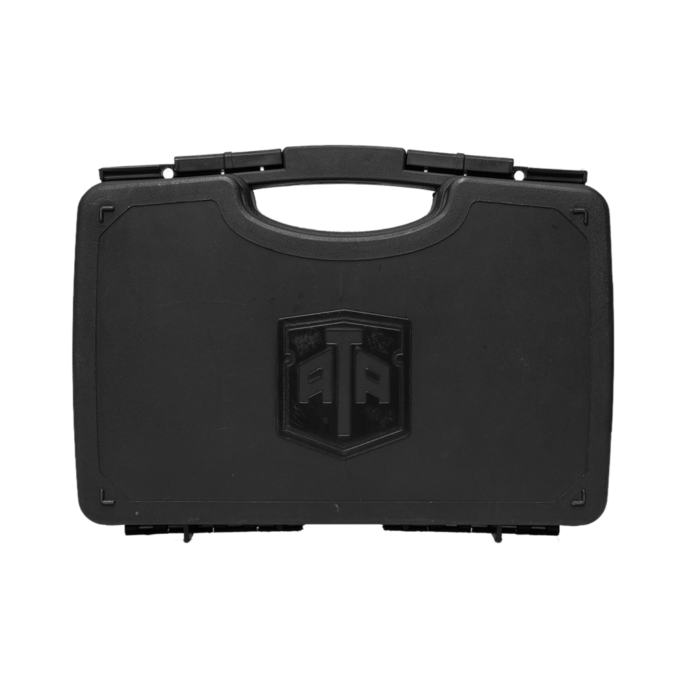 Пистолет АТА9 калибр 9*19 мм, Red, красный затвор, черная рамка. Фото №3