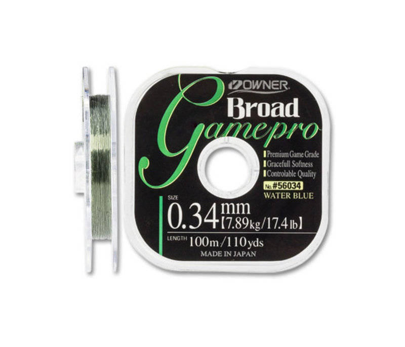Леска Owner Broad Game SP 100м 0,34мм (олива). Фото №1