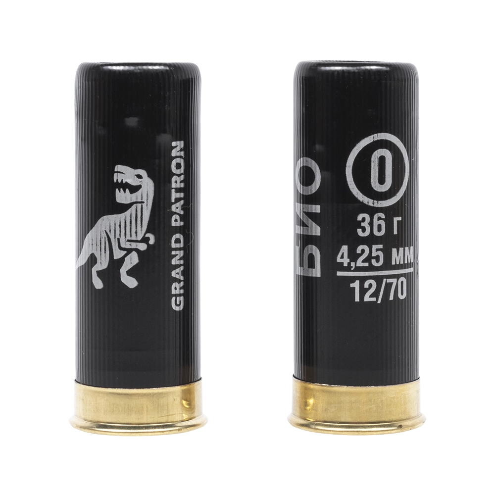Патрон «Grand Patron» 12/70 др.№ 0 БИО (36гр.) "НА ОХОТУ" (в пачке 25 шт.) (в коробке 250 шт.). Фото №4