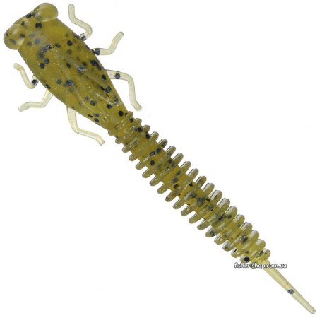 Приманка силиконовая Fanatik Larva 2" 50мм, (8шт. упак.) цвет 001. Фото №2