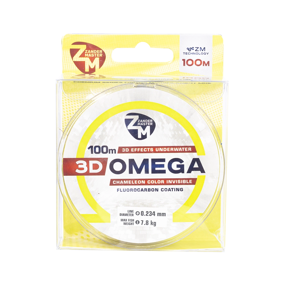 Леска монофильная ZM 3D OMEGA 0.234 100m. Фото №1