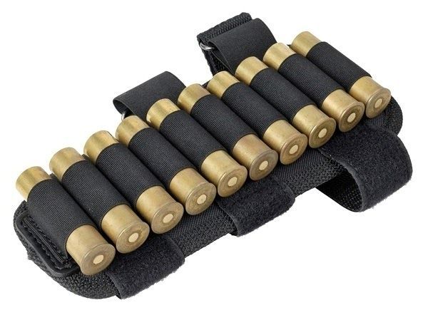 Патронташ на руку под 10 патронов 12 кбр. / Черный /. Фото №2 Патронташ на руку под 10 патронов 12 кбр. / Черный /. Фото №2