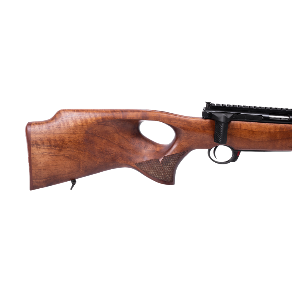 Карабин охотничий "141" калибр 22LR, ствол, длина ствола 371 мм, орех, без открытых прицельных приспособлений.. Фото №2