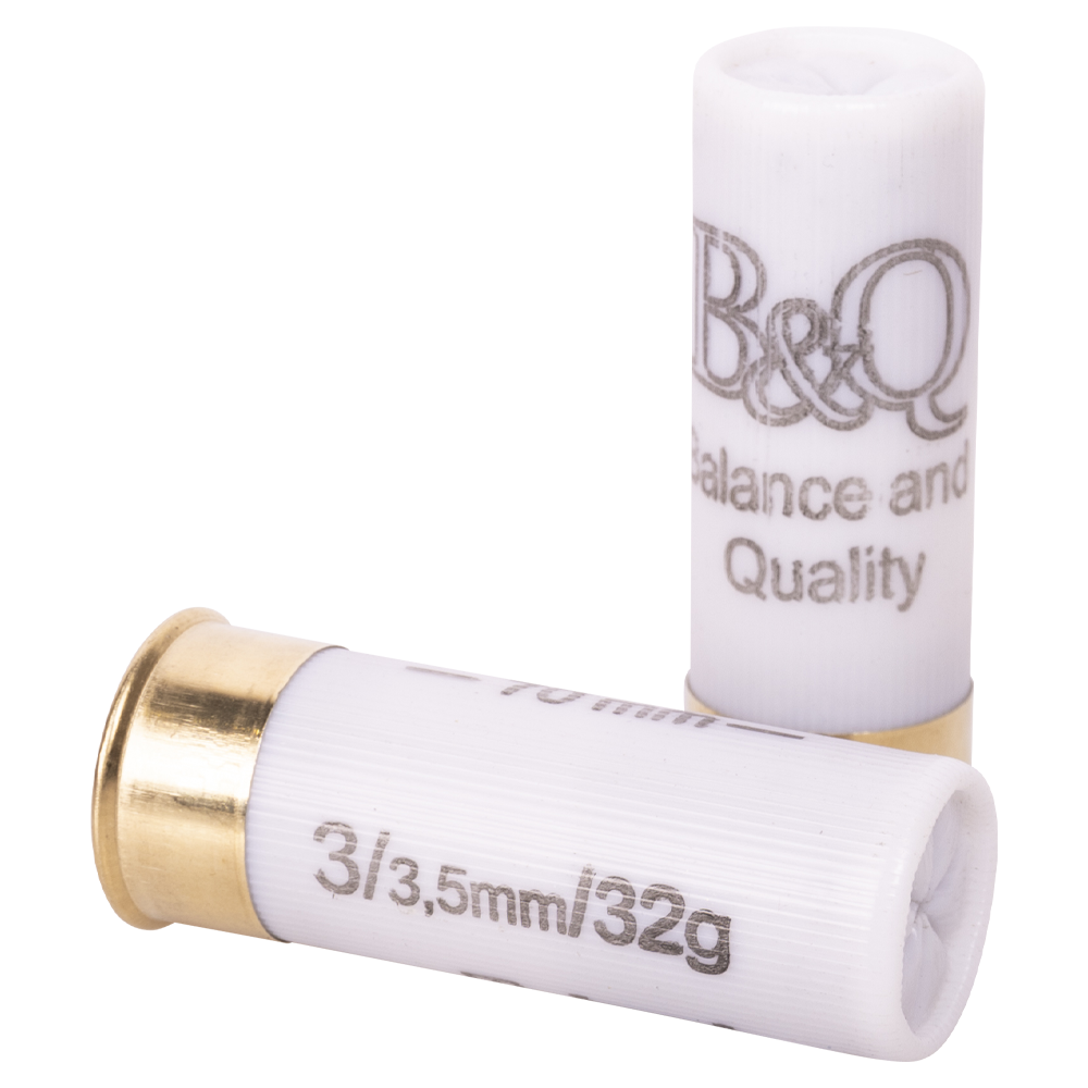 Патрон АЗОТ 12/70  охотничий дробовой B&Q 32гр №3 (пачка 25 шт) (в коробке 250шт). Фото №2