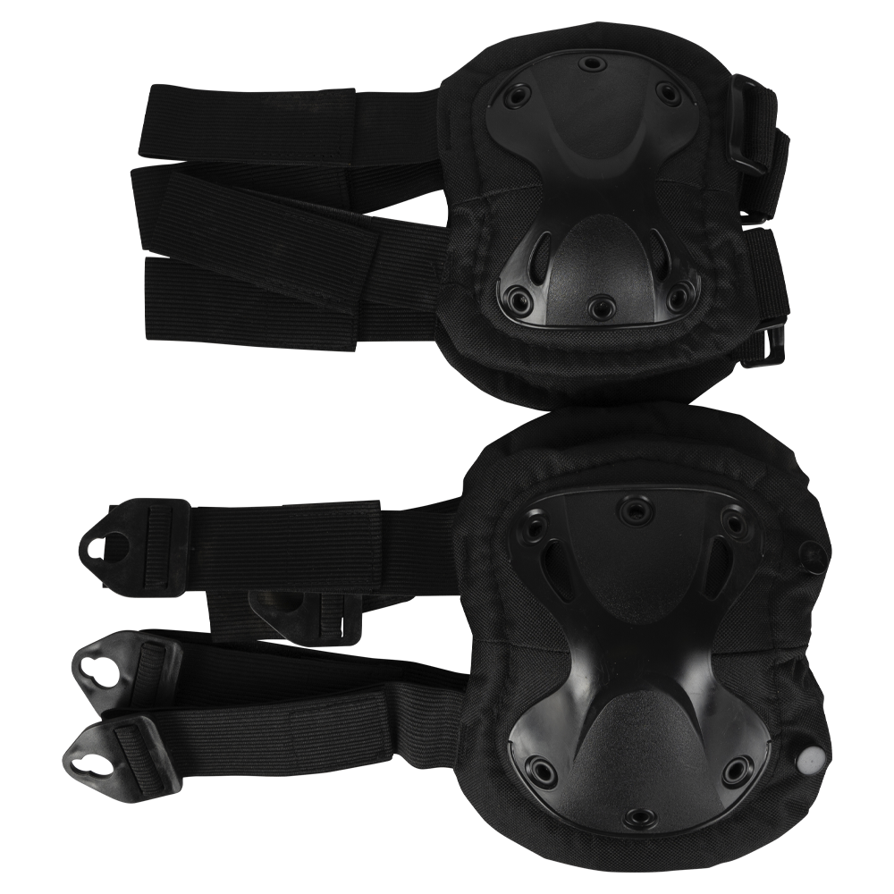 Набор (наколенники/налокотники) черный. Фото №2 Набор (наколенники/налокотники) черный. Фото №2