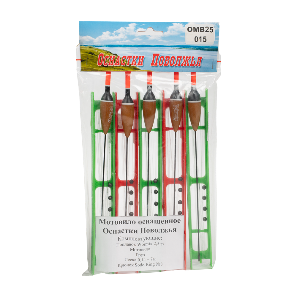 Мотовило оснащенное "Оснастки Поволжья" (Wormix 2.5г, леска 7м, Sode-Ring №8) 015. Фото №2 Мотовило оснащенное "Оснастки Поволжья" (Wormix 2.5г, леска 7м, Sode-Ring №8) 015. Фото №2