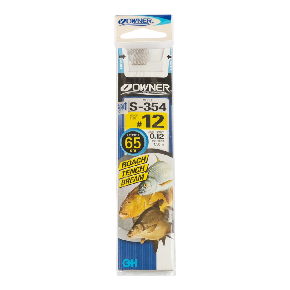 Крючок с поводком Owner S-354 12-0.12. Фото №1