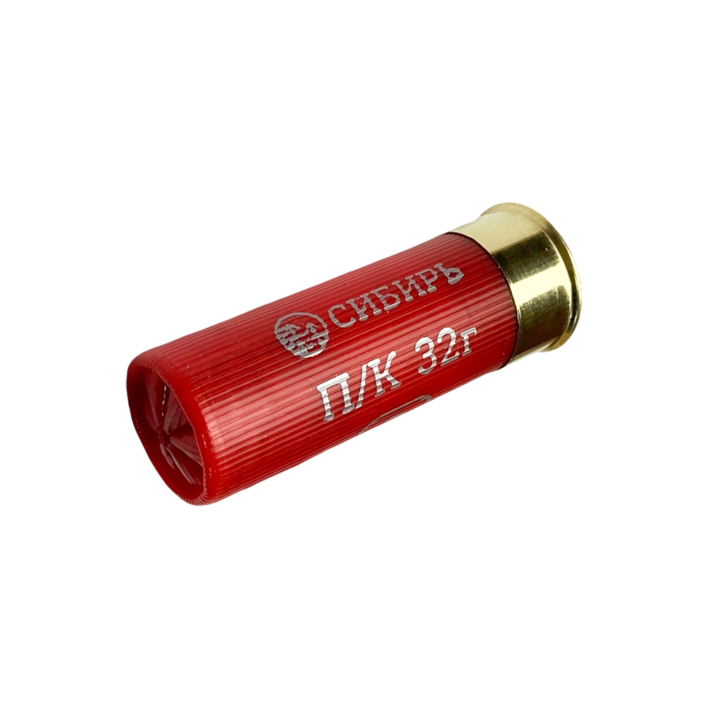 Патрон СИБИРЬ PREMIUM 12/70 охотничий дробовой 32г №3 (в пачке 25 шт) (в коробке 250шт). Фото №2