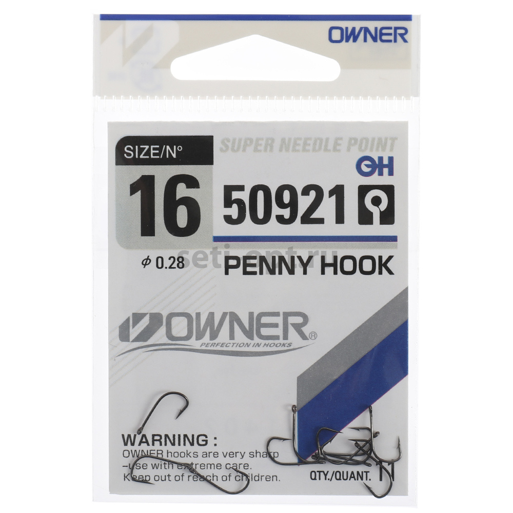 Крючок Owner №50921 №16 (11шт). Фото №2