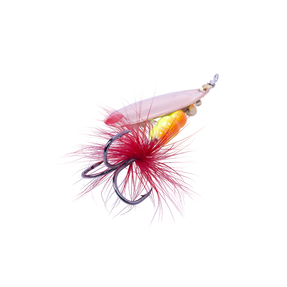 Блесна вращающаяся MADFISH Aglia №4, 9гр, цвет (Copper-red-dot). Фото №3