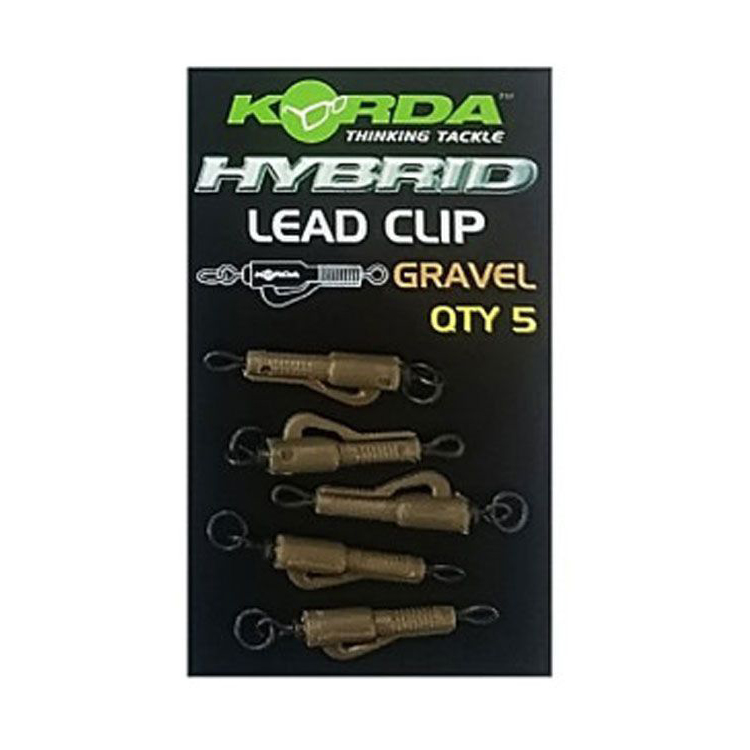 Клипса безопасная Korda Hybrid Lead Clip Gravel KHCG. Фото №1 Клипса безопасная Korda Hybrid Lead Clip Gravel KHCG. Фото №1