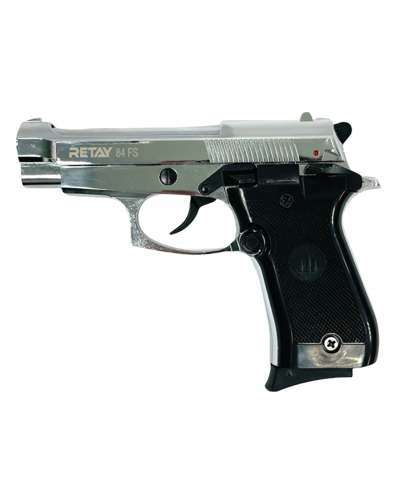 Пистолет охолощенный RETAY MOD84, (Beretta), Никель, калибр 9mm. P.A.K. Фото №2
