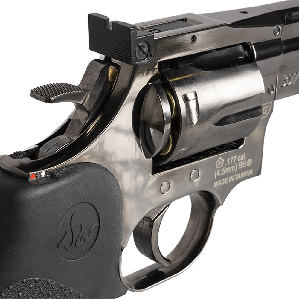 Револьвер пневматический ASG Dan Wesson 715 4" Steel grey, калибр 4,5 мм. Фото №5