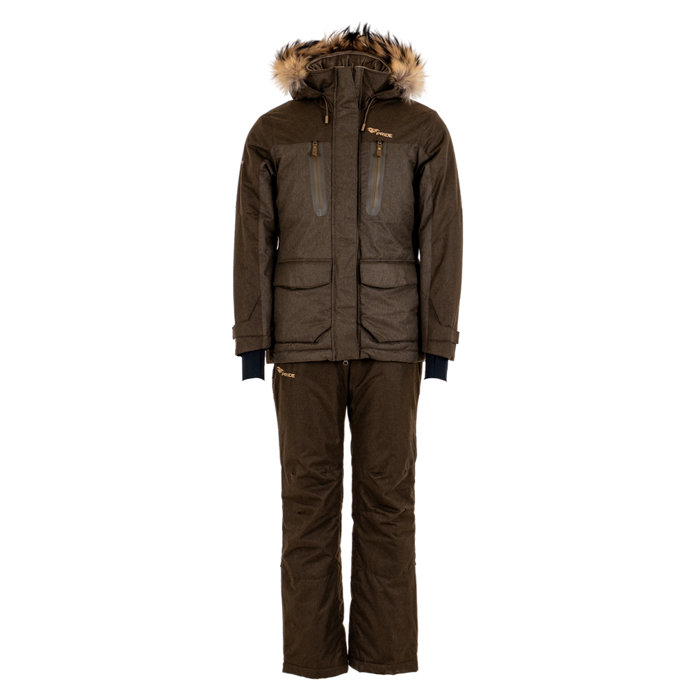 Костюм PRIDE женский для охоты Артемида, зимний -15, коричневый р. 40-42/170-176. Фото №1