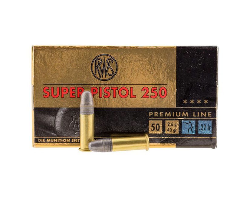 Патрон нарезной RWS калибр 22 LR DN Super Pistol 250 2,6 гр. 40 grn. (в пачке 50 шт.). Фото №2