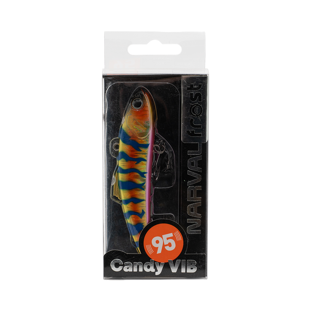 Воблер-раттлин Narval Frost Candy Vib 95мм, 32гр, цвет (#025-Tropicana). Фото №1