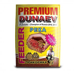 Прикормка "DUNAEV-PREMIUM" 1кг Фидер Река Красная. Фото №1
