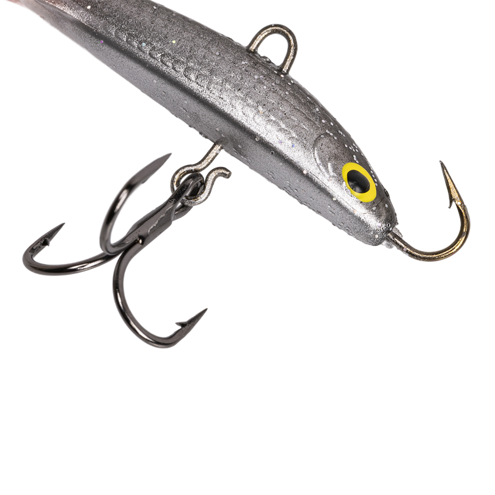 Балансир Kuusamo Tasapaino X-PRO 50мм, 6гр, цвет (RB/BL/S-S) с тройником. Фото №2