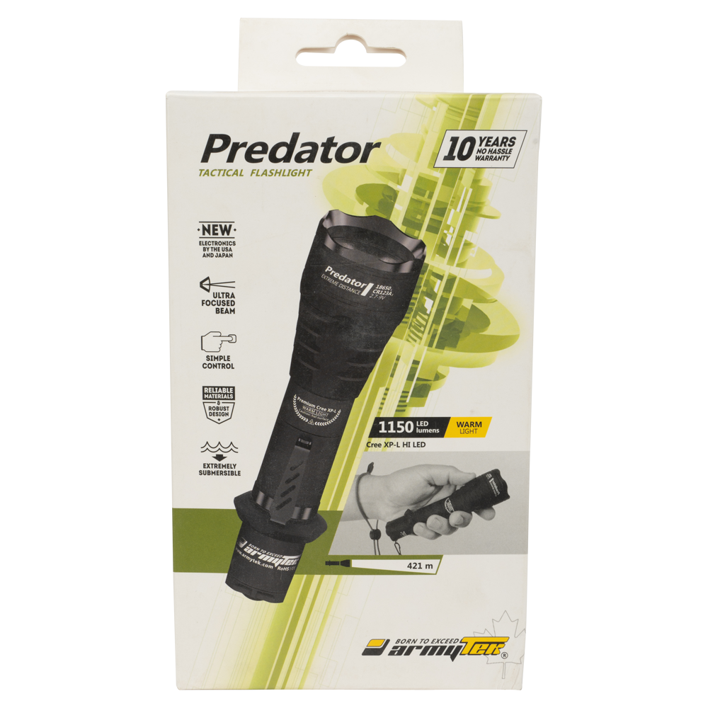 Фонарь Armytek Predator XP-L High Теплый. Фото №8 Фонарь Armytek Predator XP-L High Теплый. Фото №8