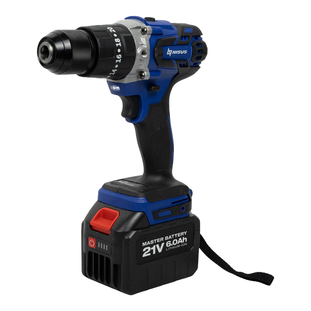 Шуруповерт-электробур 21V 6A (N-CJ-1001) Nisus. Фото №1 Шуруповерт-электробур 21V 6A (N-CJ-1001) Nisus. Фото №1