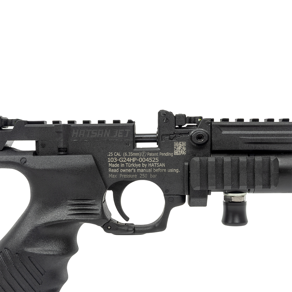 Пистолет пневматический Hatsan JET 1, калибр 6,35, 3 Дж (РСР, пластик, 1 баллон). Фото №17 Пистолет пневматический Hatsan JET 1, калибр 6,35, 3 Дж (РСР, пластик, 1 баллон). Фото №17