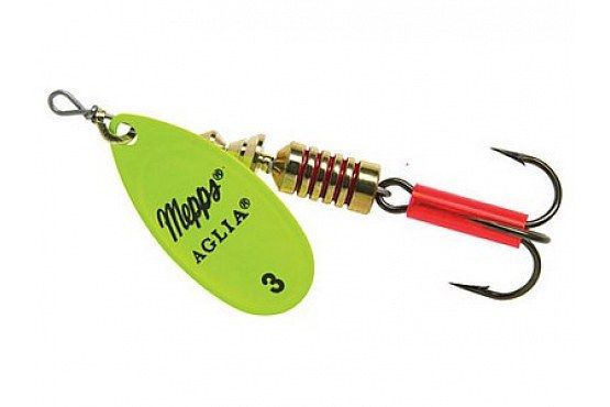 Блесна Mepps AGLIA FLUO CHARTREUSE №3. Фото №2