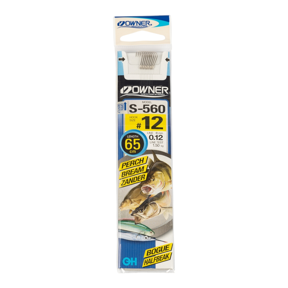 Крючок с поводком Owner S-560 12-0.12. Фото №1