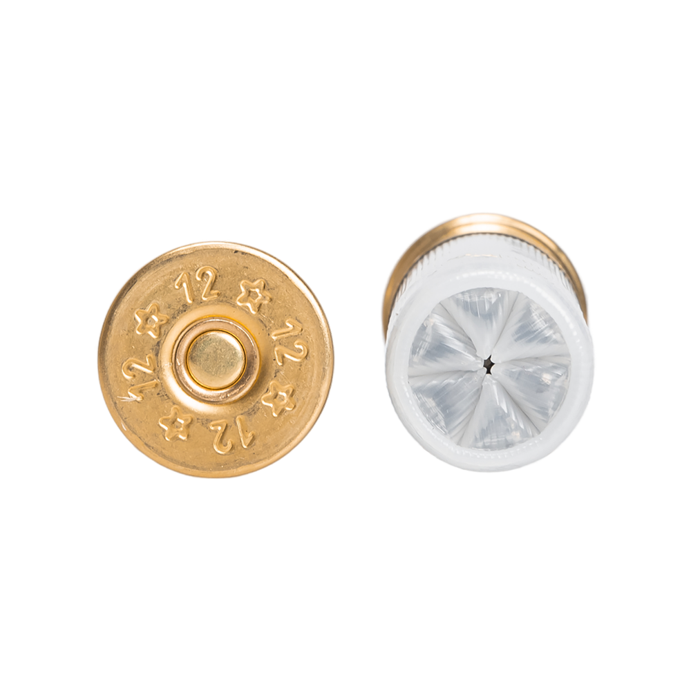 Патрон СИБИРЬ PREMIUM 12/70 охотничий дробовой 34г №0 (бесконтейнерный) (пачка 25 шт) (в коробке 250шт). Фото №4