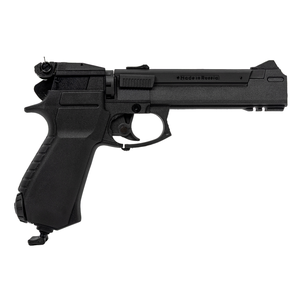 Пистолет пневматический МР-651К-29 газобаллонный спортивный, целик калибр 4.5. Фото №1