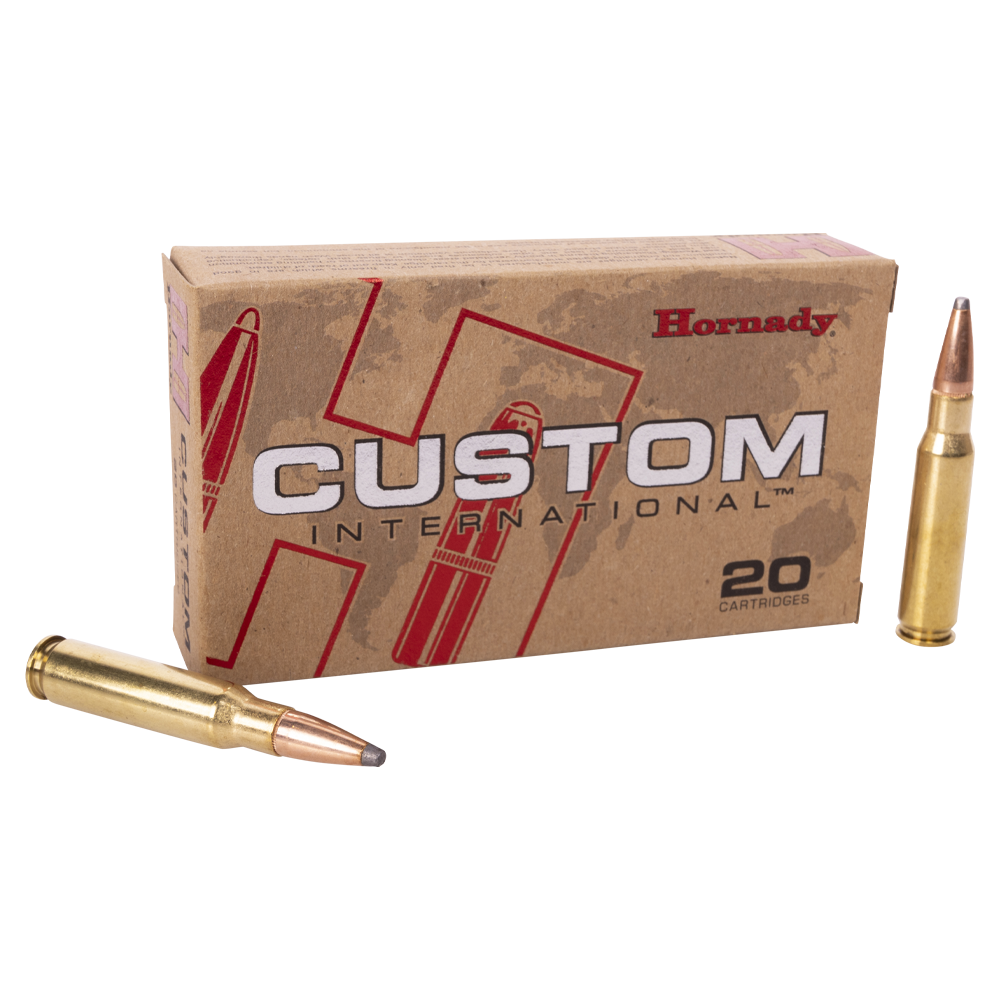 Патрон нарезной HORNADY калибр 308 WIN 11,7гр.180GR. CUSTOM (в пачке 20 шт). Фото №1