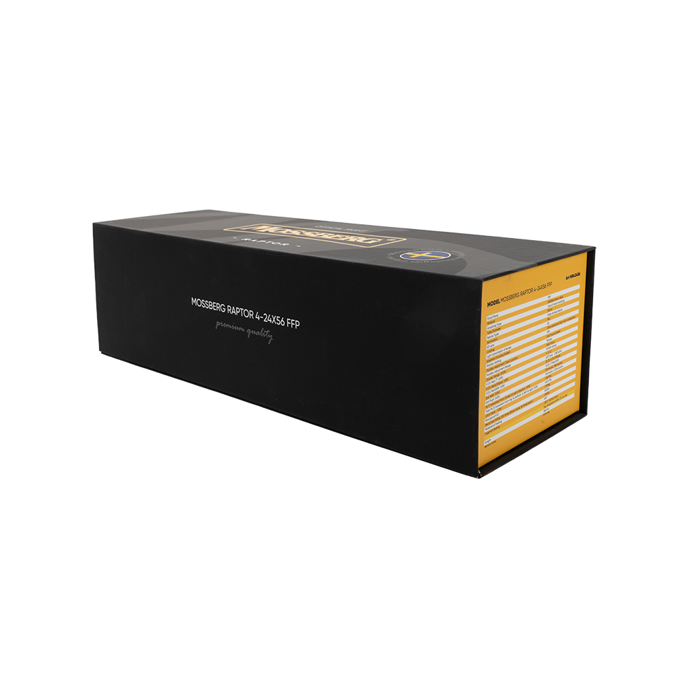 Оптический прицел MOSSBERG RAPTOR 4-24x56 FFP 34мм с подсветкой (MTR-MIL) 0.1 MRAD. Фото №17 Оптический прицел MOSSBERG RAPTOR 4-24x56 FFP 34мм с подсветкой (MTR-MIL) 0.1 MRAD. Фото №17