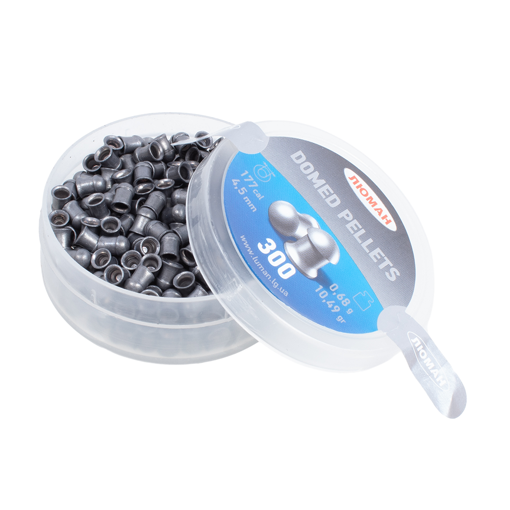 Пуля пневматическая "Domed pellets", 0,68 г. 4,5 мм. (300 шт.) (60 в упаковке). Фото №3