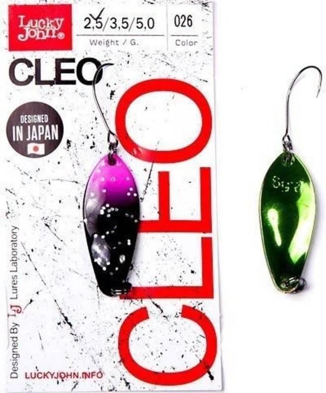 Блесна колеблющаяся Lucky John Cleo 31мм, 2,5гр, цвет (026). Фото №1 Блесна колеблющаяся Lucky John Cleo 31мм, 2,5гр, цвет (026). Фото №1